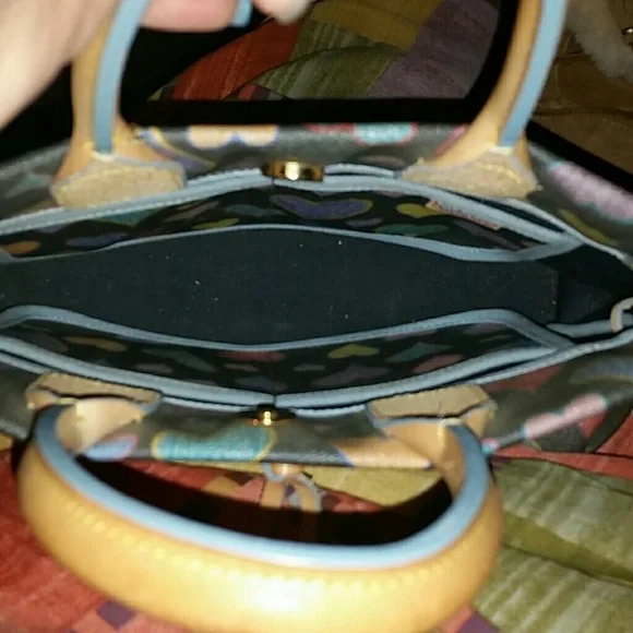 Dooney & Bourke Multicolor Heart Print Bag - Picture 2 of 8